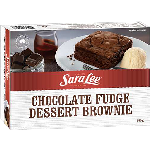 Sara Lee Chocolate Fudge Dessert Brownie