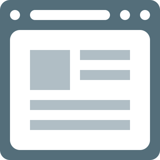 Browser, Application, Page, Window, App, Web, Website Icon