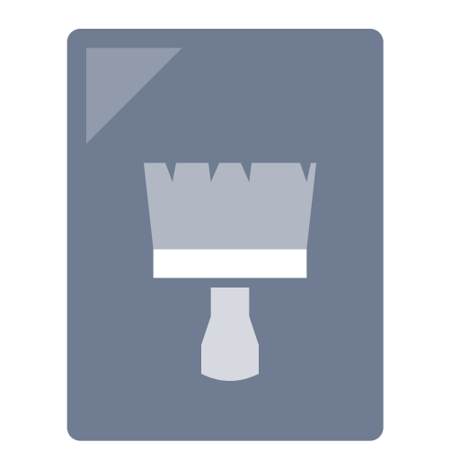 Theme, Brush Icon Free Of Zafiro Mimetypes