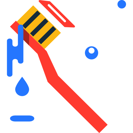 Hygiene, Tooth Paste, Teeth, Tooth Brush, Washing Icon