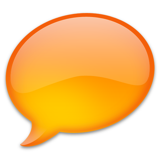 Tangerine Bubble Icon