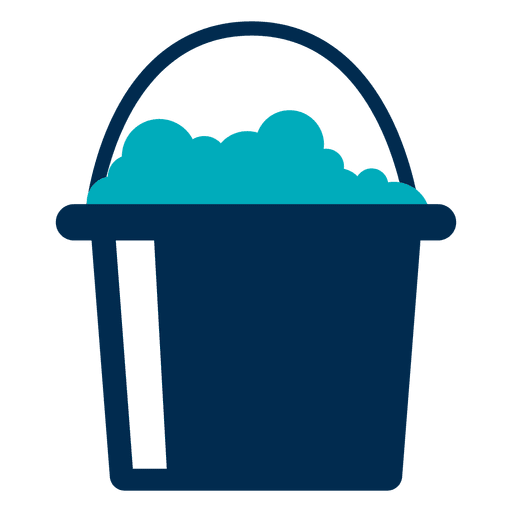 Bucket With Foam Icon