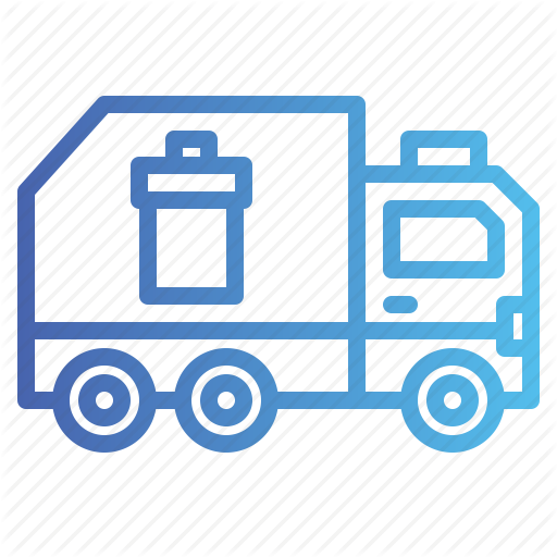 Garbage, Recycling, Transportation, Truck Icon