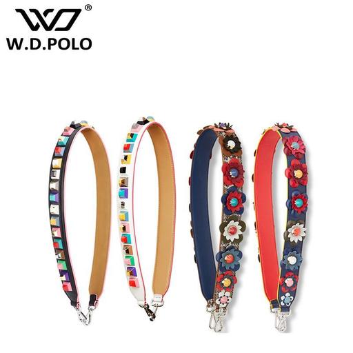 Wdpolo Strapper You Rivet Handbags Belt Strap For The Bags Cow