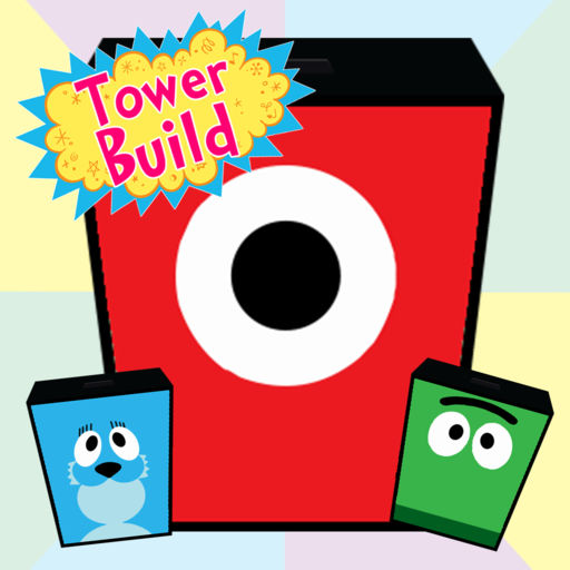Tower Building Blocks Stack Straight Game For Kids Yo Gabba Gang