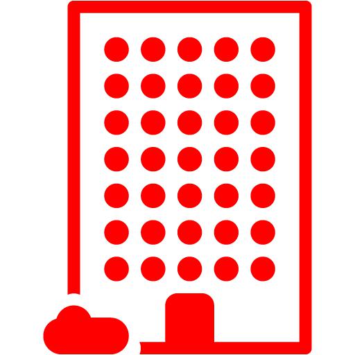 Red Building Icon