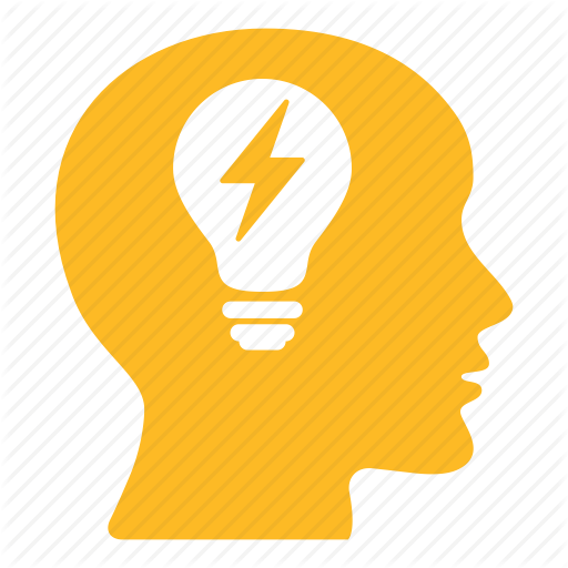 Bald, Bulb, Creative, Energy, Head, Lightbulb, Power Icon