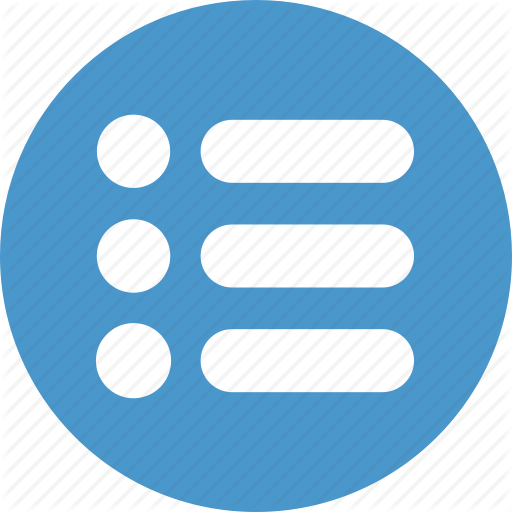 Bullet, Bullets, List, Menu Icon