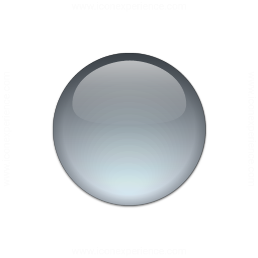 Iconexperience V Collection Bullet Ball Glass Grey Icon