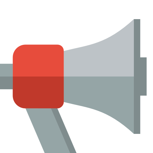 Bullhorn Icon Small Flat Iconset Paomedia