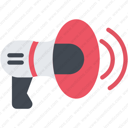 Download Bullhorn,loudspeaker,speaker,volume,strike Icon Inventicons