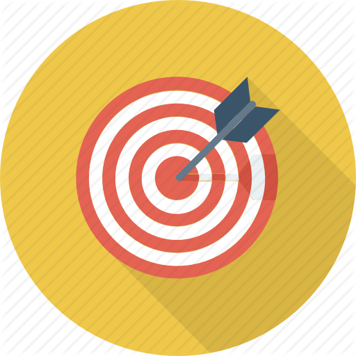 Aim, Arrow, Bullseye, Center Shoot, Goal, Target Icon Icon