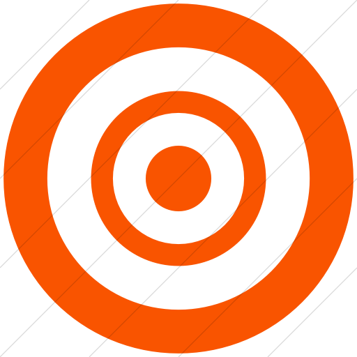 Simple Orange Broccolidry Bullseye Icon