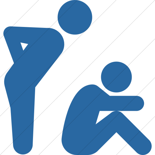 Simple Blue Iconathon Bully Icon