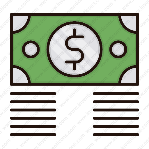 Download Money,bundle Icon Inventicons