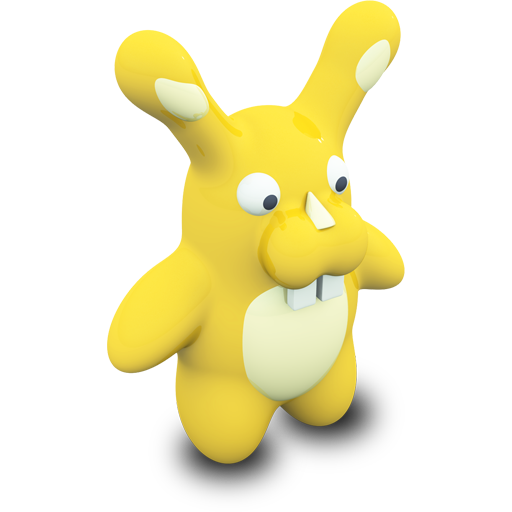 Yellow Bunny Icon
