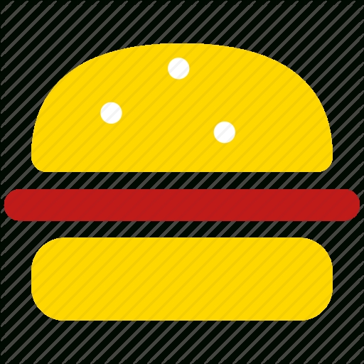 Burger, Dinner, Hamburger, Lunch, Meal, Menu, Sandwich Icon