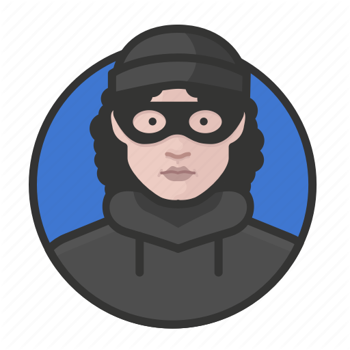 Avatar, Avatars, Burglar, Heist, Thief, Woman Icon
