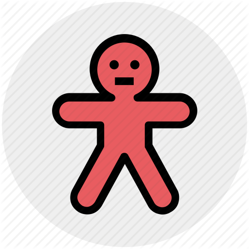 Cookie, Ginger, Gingerbread Man, Halloween, Man Icon