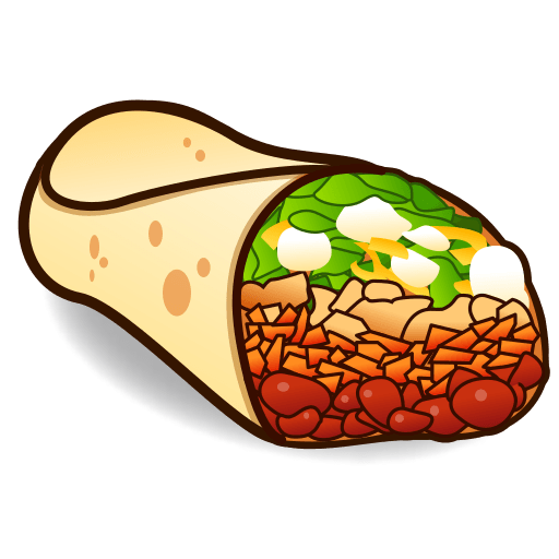 Burrito Emoji For Facebook, Email Sms Id