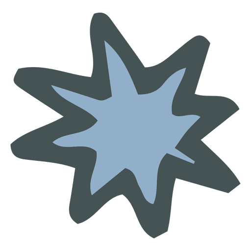 Star Burst Hand Drawn Cartoon Icon