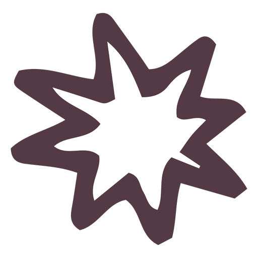 Star Burst Hand Drawn Icon