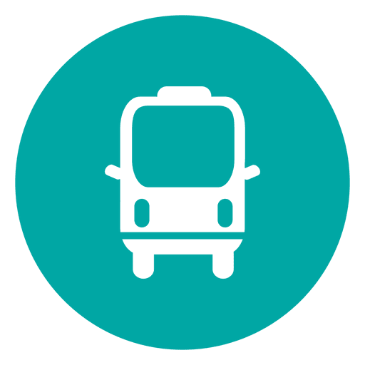 Travel Bus Circle Icon