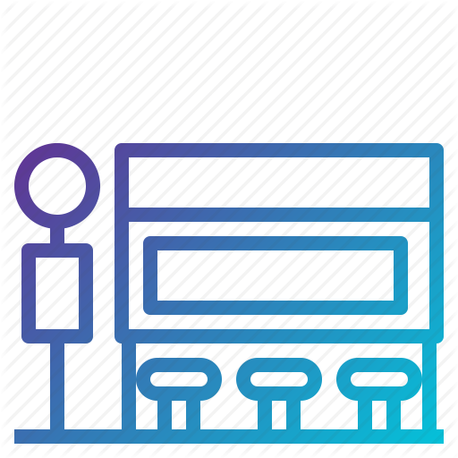 Architecture, Bench, Bus, Station, Stop, Travel, Urban Icon