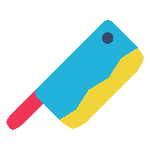 Kitchen, Restaurant, Knife, Axe, Knife Butcher Icon Free