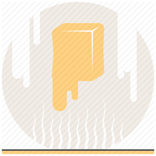 Butter, Concept, Cooking, Melting, Meltingbutter Icon
