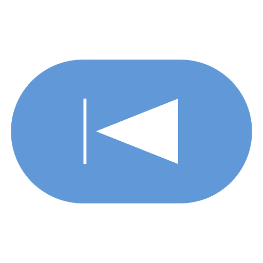 Rewind Button Flat Icon