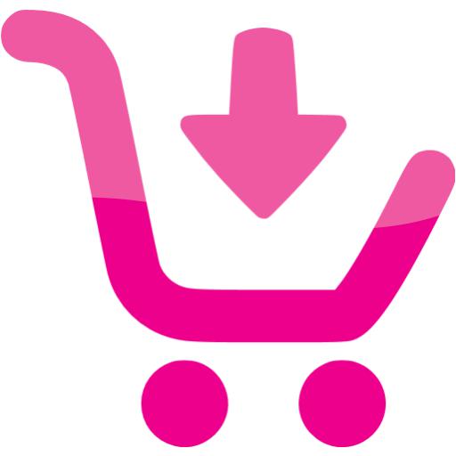 Web Deep Pink Buy Icon