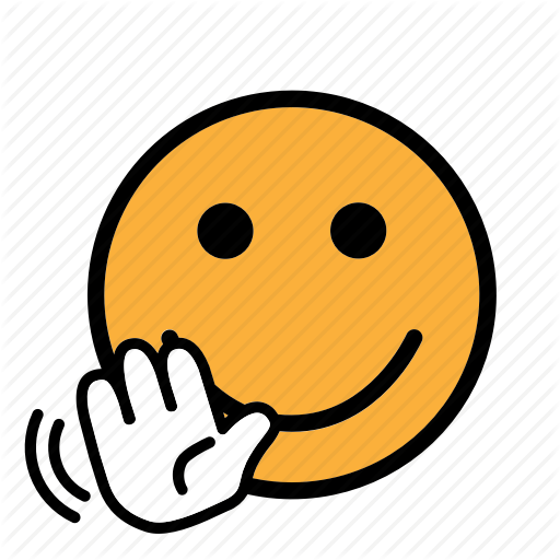 Bye, Hello, Hi, Smiley, Wave Icon