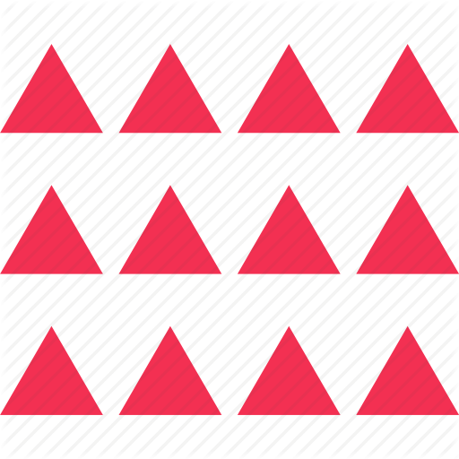 Many, Pattern, Patterns, Triangles Icon