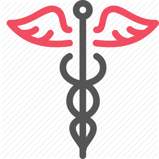 Caduceus, Health, Medical, Snake, Wing Icon