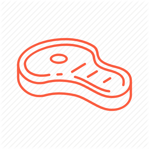 Cafe, Dinner, Food, Meat, Restaurant, Steak Icon