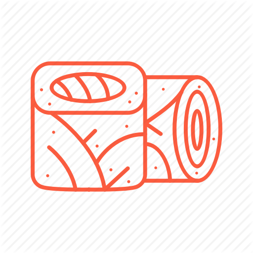 Cafe, Food, Japanese Food, Restaurant, Rolls, Seaweed, Sushi Icon