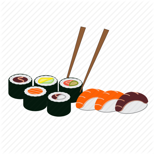 Dinner, Japan, Japanese Food, Maki, Restaurant, Salmon, Sushi Icon