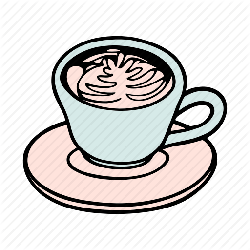 Cafe, Cafeteria, Coffee, Cup, Doodle, Latte, Mug Icon