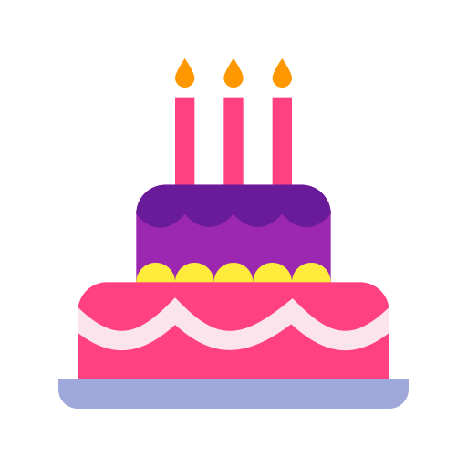 Cake, Multicolor, Lovely Icon With Png And Vector Format For Free