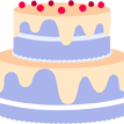 Cropped Purple Cake Icon Cakin' It Up