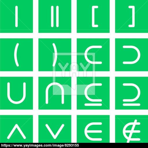 Math Icon Set Vector