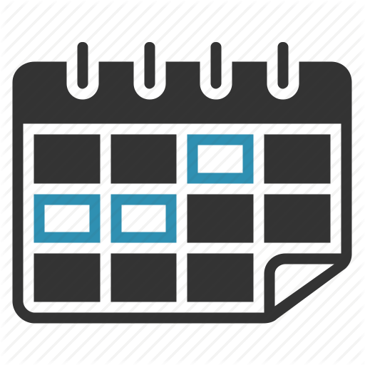 Calendar, Dates, Milestones, Schedule Icon
