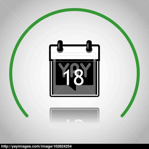 Calendar Flat Icon Calendar Date Vector