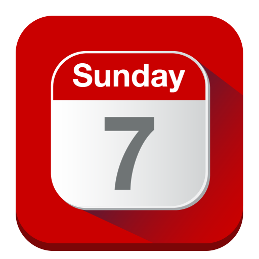 Calendar, Sunday, Day, Hour Icon Free Of Folded Flat Icons
