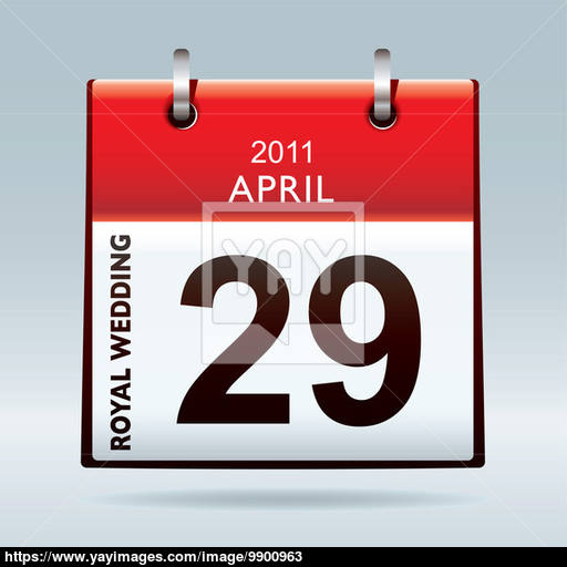 Royal Wedding Calendar Icon Image