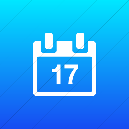 Flat Square White On Ios Blue Gradient Broccolidry