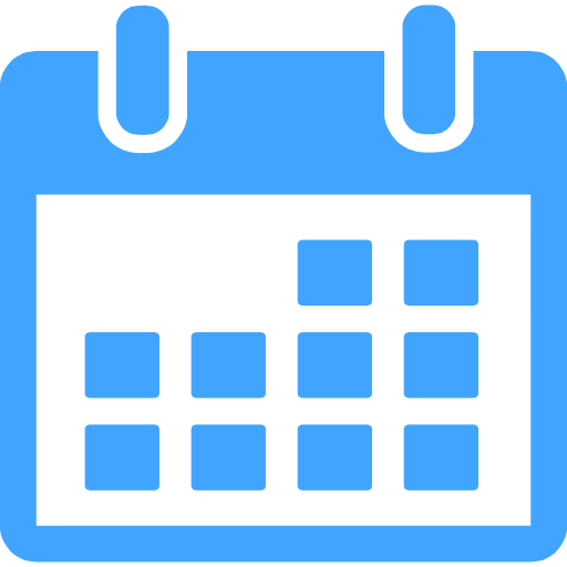 Blue Calendar Icon