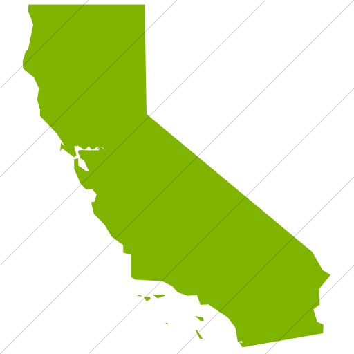 Simple Green Us States California Icon
