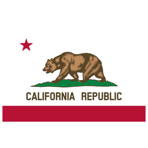 Us Ca California Flag Icon